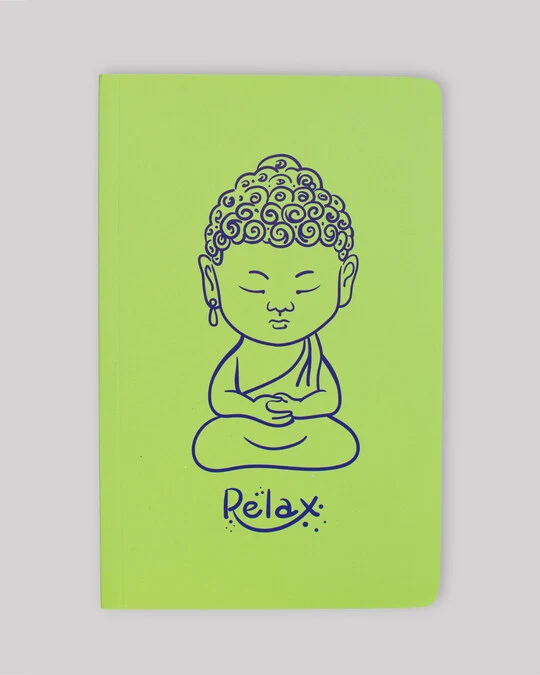 Relax Buddha Printed Notebook