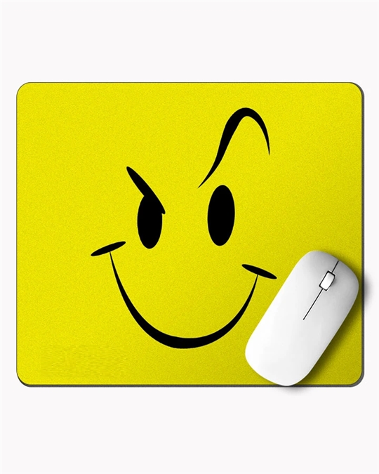 Smiley Printed Mouse Pad